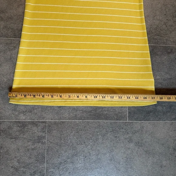 Scoop neck tee. Yellow with white stripes. Old Navy. Small. - Picture 7 of 7
